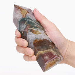Madagascar Ocean Jasper Terminated Point (13cm-16cm) | Crystal Factory