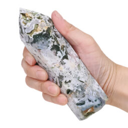 Madagascar Ocean Jasper Terminated Point (13cm-16cm) | Crystal Factory