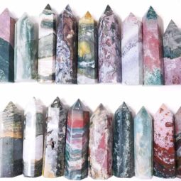 Madagascar Ocean Jasper Terminated Point (13cm-16cm) | Crystal Factory