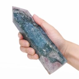 Madagascar Ocean Jasper Terminated Point (13cm-16cm) | Crystal Factory