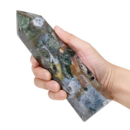 Madagascar Ocean Jasper Terminated Point (19cm-22cm) | Crystal Factory