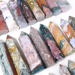 Madagascar Ocean Jasper Terminated Point (19cm-22cm) | Crystal Factory