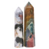 Madagascar Ocean Jasper Terminated Point Set 2 Pieces B786 | Crystal Factory