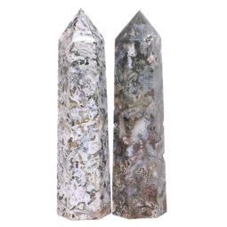 Madagascar Ocean Jasper Terminated Point Set 2 Pieces K1189 | Crystal Factory