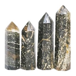 Madagascar Ocean Jasper Terminated Point Set 4 Pieces K1191 | Crystal Factory