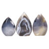 Madagascar Orca Agate Teardrop Crystal Point Set 3 Pieces K1197 | Crystal Factory