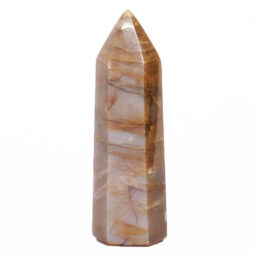 Madagascar Peach Moonstone Terminated Point | Crystal Factory