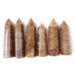Madagascar Peach Moonstone Terminated Point | Crystal Factory