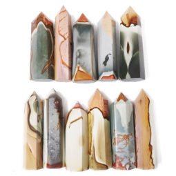 Madagascar Polychrome Jasper Terminated Point | Crystal Factory