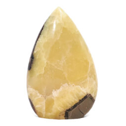 Madagascar Septarian Teardrop Crystal Point (11.5cm-13cm) | Crystal Factory