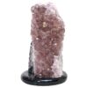 Amethyst Lamp on Marble Base - Purple LED Bulb N2270 | Crystal Factory