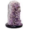 Amethyst Lamp on Marble Base - Purple LED Bulb N2276 | Crystal Factory