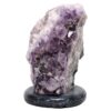 Amethyst Lamp on Marble Base - Purple LED Bulb N2278 | Crystal Factory