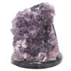 Amethyst Lamp on Marble Base - Purple LED Bulb N2283 | Crystal Factory