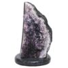 Amethyst Lamp on Marble Base - Purple LED Bulb N2285 | Crystal Factory