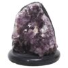 Amethyst Lamp on Marble Base - Purple LED Bulb N2286 | Crystal Factory