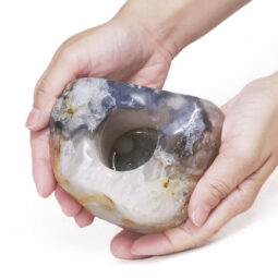 Natural River Agate Tealight Candle Holder 21 Natural River Agate Tealight Candle Holder | Crystal Factory