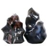 Madagascar Orca Agate Flame Set 2 P2138 | Crystal Factory