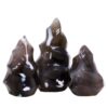 Madagascar Orca Agate Flame Set 3 P2142 | Crystal Factory