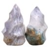 Madagascar Ocean Jasper Flame Set 2 P2144 | Crystal Factory