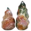 Madagascar Ocean Jasper Flame Set 2 P2147 | Crystal Factory