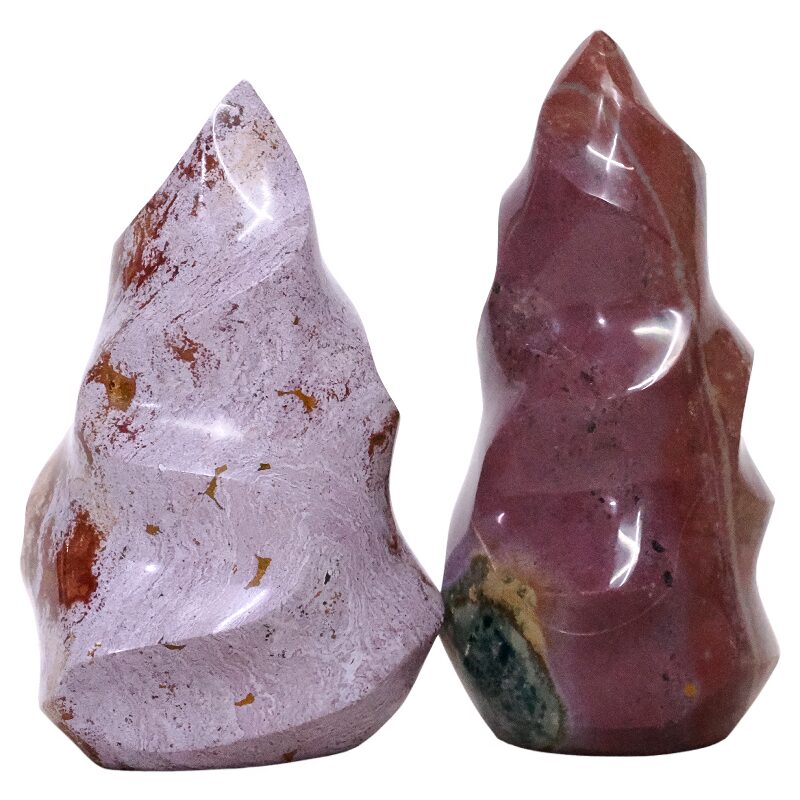 1.1 Madagascar Ocean Jasper Flame Set 2 P2151 3 Madagascar Ocean Jasper Flame Set 2 P2151 | Crystal Factory