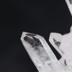 Clear Quartz Cluster on Timber Stand 12cm S1573 | Crystal Factory