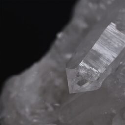 Clear Quartz Cluster on Timber Stand 12cm S1573 | Crystal Factory