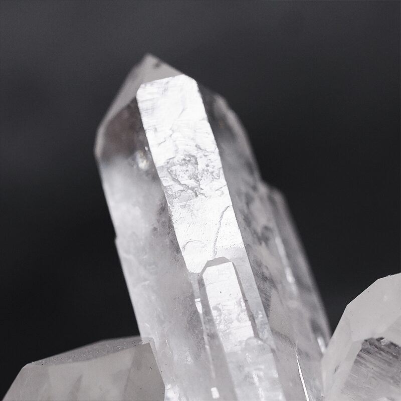 6.3kg Clear Quartz Cluster on Timber Stand 12cm S1576 5 Clear Quartz Cluster on Timber Stand 12cm S1576 | Crystal Factory