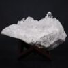 7.7kg Clear Quartz Cluster on Timber Stand 12cm S1577 2 Clear Quartz Cluster on Timber Stand 12cm S1577 | Crystal Factory