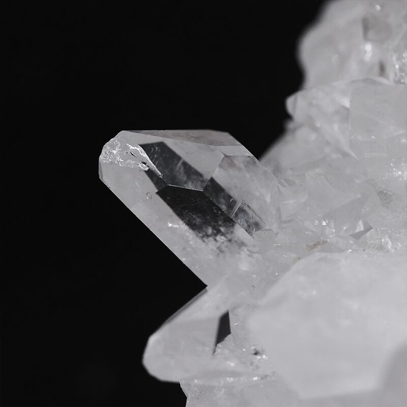 7.7kg Clear Quartz Cluster on Timber Stand 12cm S1577 5 Clear Quartz Cluster on Timber Stand 12cm S1577 | Crystal Factory