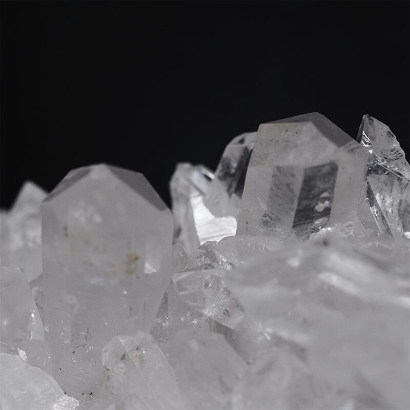 7.7kg Clear Quartz Cluster on Timber Stand 12cm S1577 7 Clear Quartz Cluster on Timber Stand 12cm S1577 | Crystal Factory