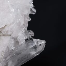 Clear Quartz Cluster on Timber Stand 12cm S1578 | Crystal Factory