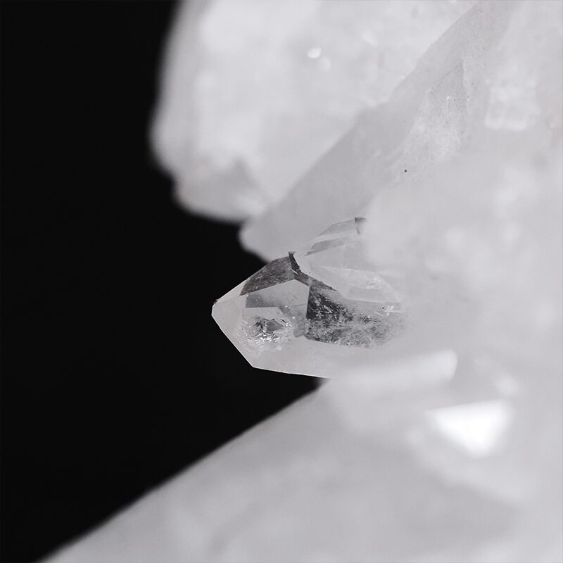 6.2kg Clear Quartz Cluster on Timber Stand 12cm S1579 5 Clear Quartz Cluster on Timber Stand 12cm S1579 | Crystal Factory