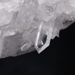 6.2kg Clear Quartz Cluster on Timber Stand 12cm S1579 11 Clear Quartz Cluster on Timber Stand 12cm S1579 | Crystal Factory