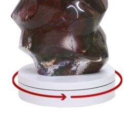 Ocean Jasper Polished Flame w/ Electric Rotating Base T3104 | Crystal Factory