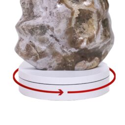 Ocean Jasper Polished Flame w/ Electric Rotating Base T3105 | Crystal Factory