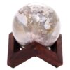 Agate Sphere with Timber Display 8cm Stand T3113 | Crystal Factory