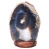 4.1kg Blue Agate Crystal Lamp with Wooden Base - Blue LED - J2206 2 Blue Agate Crystal Lamp with Wooden Base - Blue LED - J2206 | Crystal Factory