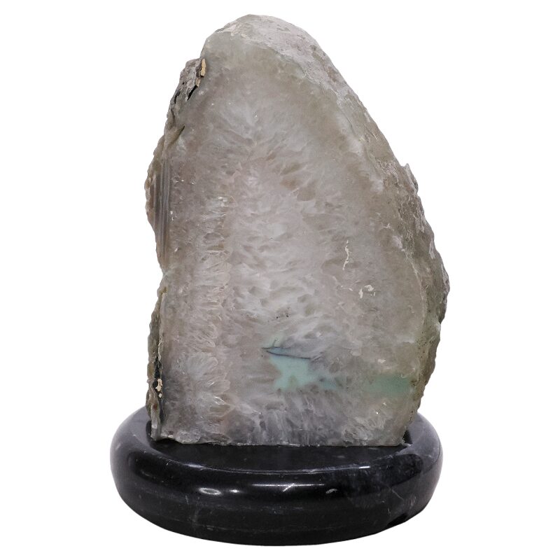 3.1kg Blue Agate Crystal Lamp with Marble Base - Blue LED - N2314 3 Blue Agate Crystal Lamp with Marble Base - Blue LED - N2314 | Crystal Factory