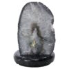 Blue Agate Crystal Lamp with Marble Base - Blue LED - N2316 | Crystal Factory