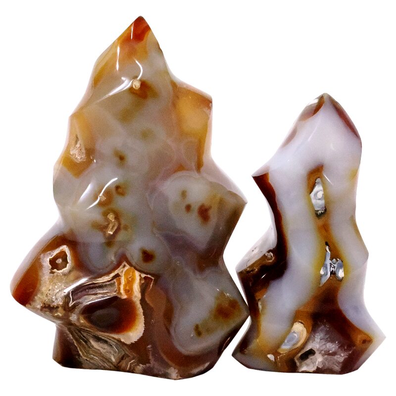 1.1 Madagascar Carnelian Flame Set 2 P2157 3 Madagascar Carnelian Flame Set 2 P2157 | Crystal Factory