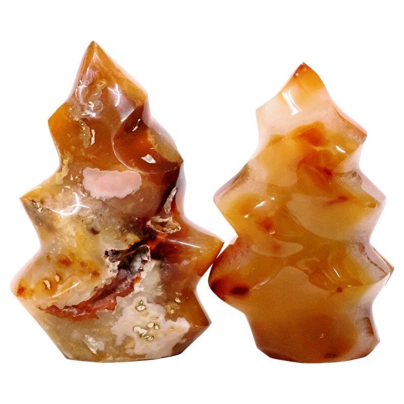 1.4 Madagascar Carnelian Flame Set 2 P2158 3 Madagascar Carnelian Flame Set 2 P2158 | Crystal Factory