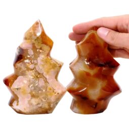 1.4 Madagascar Carnelian Flame Set 2 P2158 5 Madagascar Carnelian Flame Set 2 P2158 | Crystal Factory