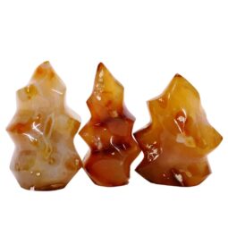 Madagascar Carnelian Flame Set 2 P2162 | Crystal Factory