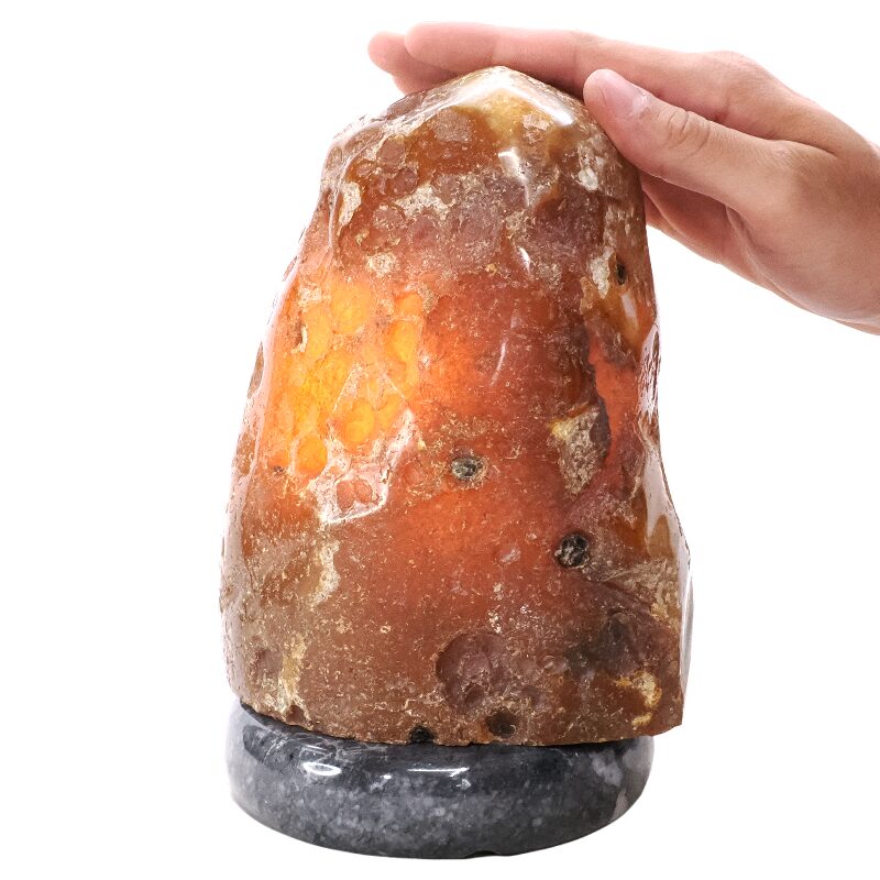 5.3kg Crystal Quartz River Agate Lamp - White LED Bulb P2165 4 Crystal Quartz River Agate Lamp - White LED Bulb P2165 | Crystal Factory
