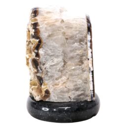 Crystal Quartz River Agate Lamp - White LED Bulb P2170 | Crystal Factory