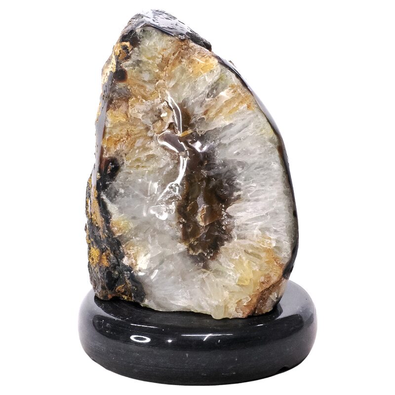 3kg Crystal Quartz River Agate Lamp - White LED Bulb P2171 3 Crystal Quartz River Agate Lamp - White LED Bulb P2171 | Crystal Factory