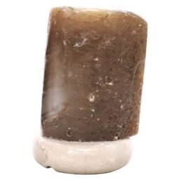 Crystal Quartz River Agate Lamp - White LED Bulb P2180 | Crystal Factory