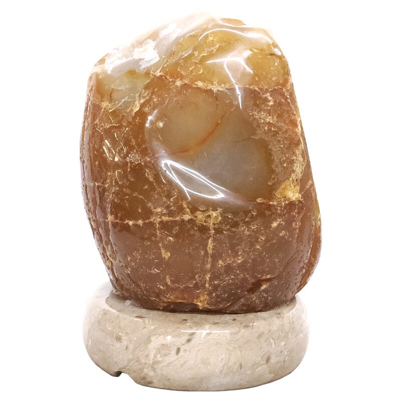 2.1kg Crystal Quartz River Agate Lamp - White LED Bulb P2181 3 Crystal Quartz River Agate Lamp - White LED Bulb P2181 | Crystal Factory